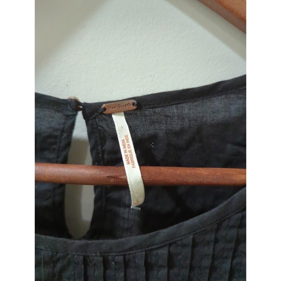 Free People Black Embroidered Pavlo Dress - Picture 3 of 5